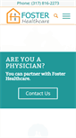 Mobile Screenshot of fosterhealthcare.org
